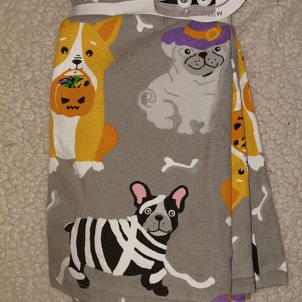 Pug Dish Towels set of 2